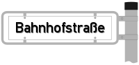 Strassenschild